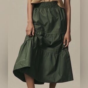Anthropologie Sommerset Skirt (XS), dark green